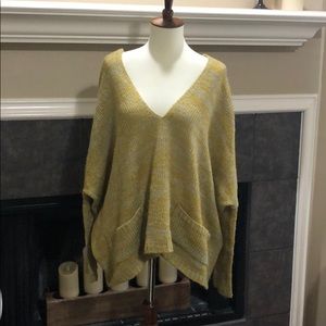 Vneck Slouchy Sweater by Cecico